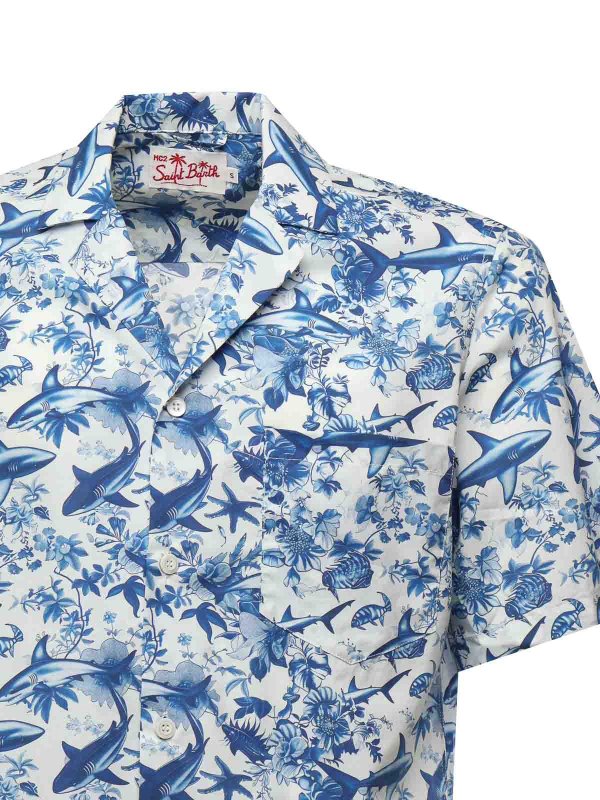 The Best Shops MC2 SAINT BARTH: shirts - Kalea Shirt With Shark Print