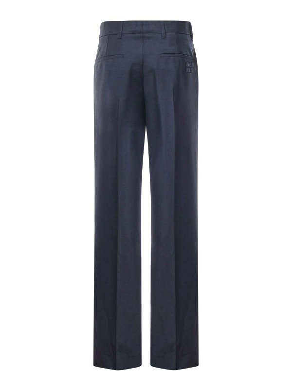 MIU MIU: casual trousers online - Kid Mohair Trousers