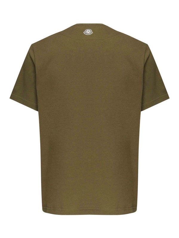 MONCLER: T-shirts online - T-Shirt - Hellblau