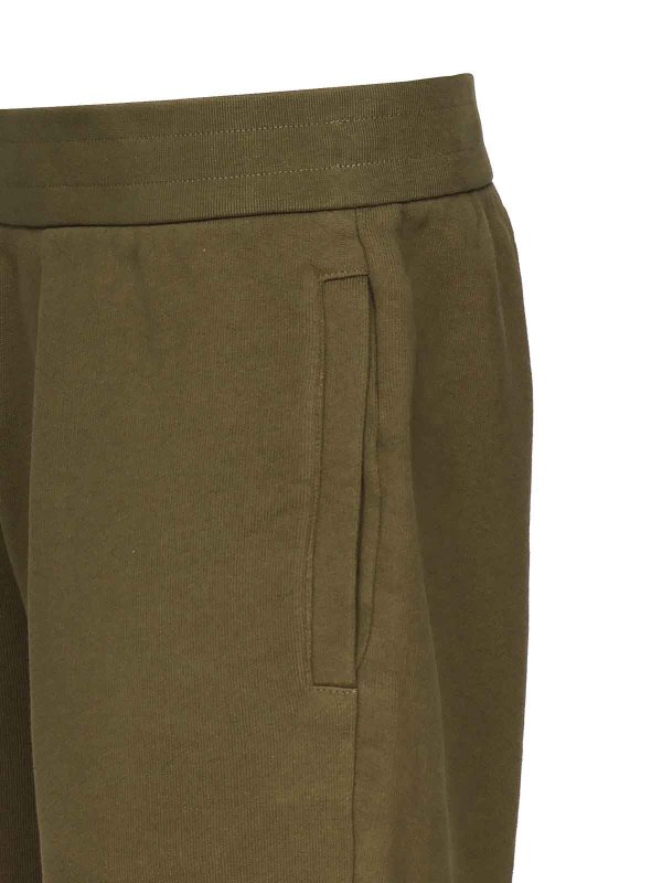 The Best Shops MONCLER: pantaloni shorts - Pantaloncini di cotone con logo