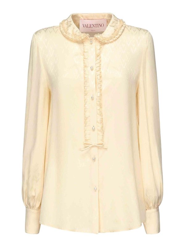 VALENTINO GARAVANI: shirts - Toute La V Silk Shirt