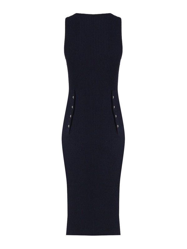 BOTTEGA VENETA: ニーレングスドレス online - 膝丈ドレス - ブルー