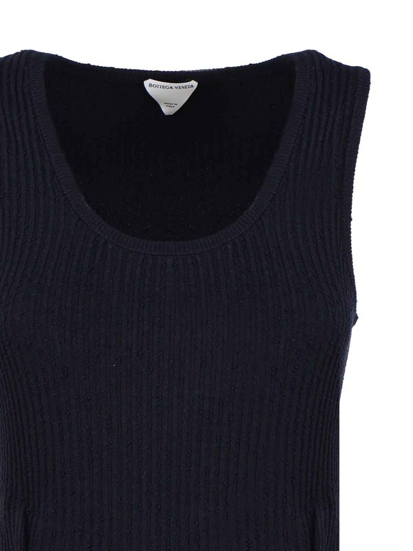 The Best Shops BOTTEGA VENETA: ニーレングスドレス - 膝丈ドレス - ブルー