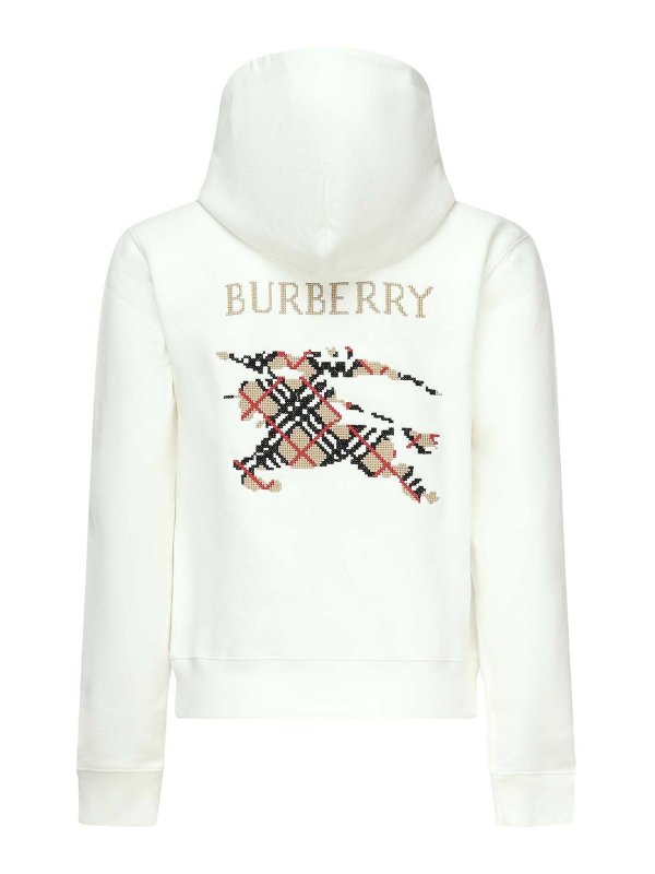 The Best Shops BURBERRY: Sweatshirts und Pullover - Sweatshirt - Weiß