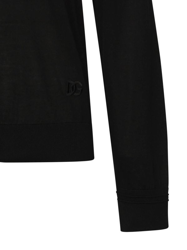 DOLCE & GABBANA: crew necks online - Silk Pullover