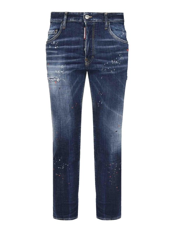 DSQUARED2: Bootcut - Bootcut Jeans - Blau