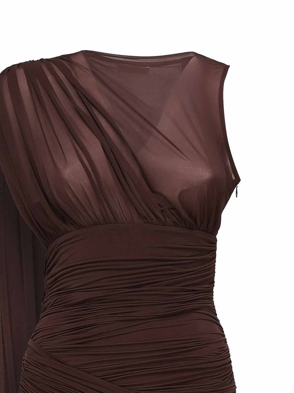 MAGDA BUTRYM: Robes courtes online - Robe Courte - Rouge Brun