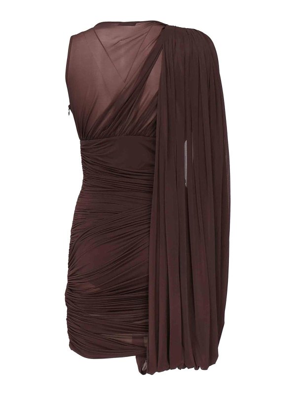 The Best Shops MAGDA BUTRYM: Robes courtes - Robe Courte - Rouge Brun