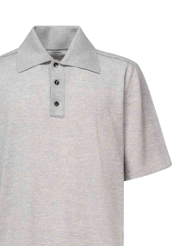 BOTTEGA VENETA: ポロシャツ online - ポロシャツ - グレー