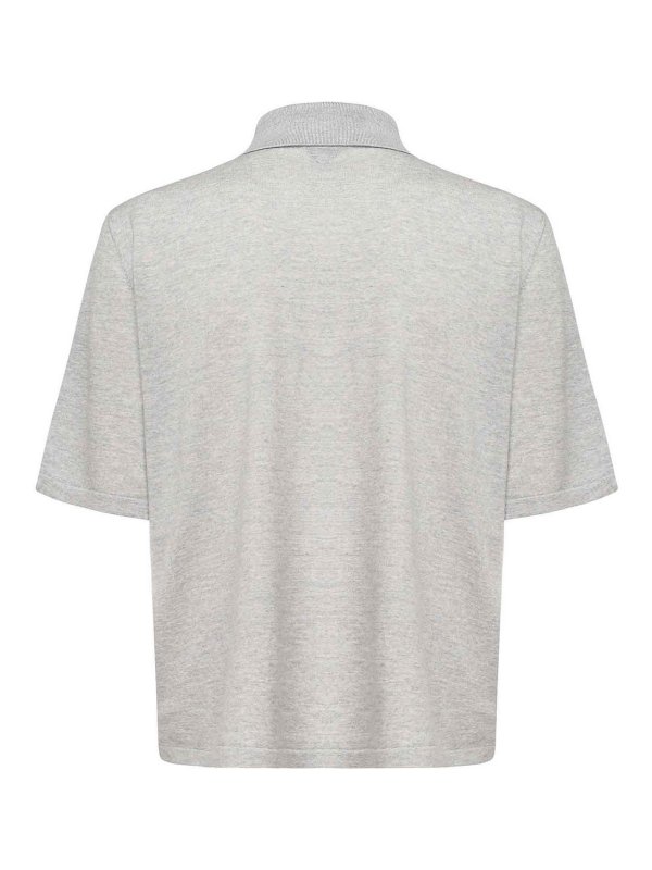 The Best Shops BOTTEGA VENETA: ポロシャツ - ポロシャツ - グレー