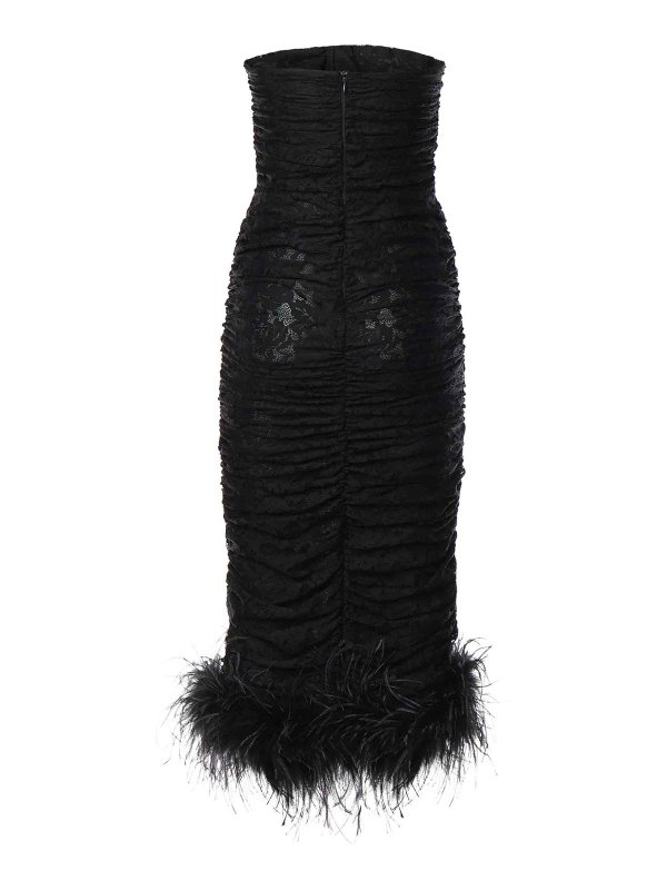 ALBERTO AUDENINO: knee length dresses online - Lace Midi Dress