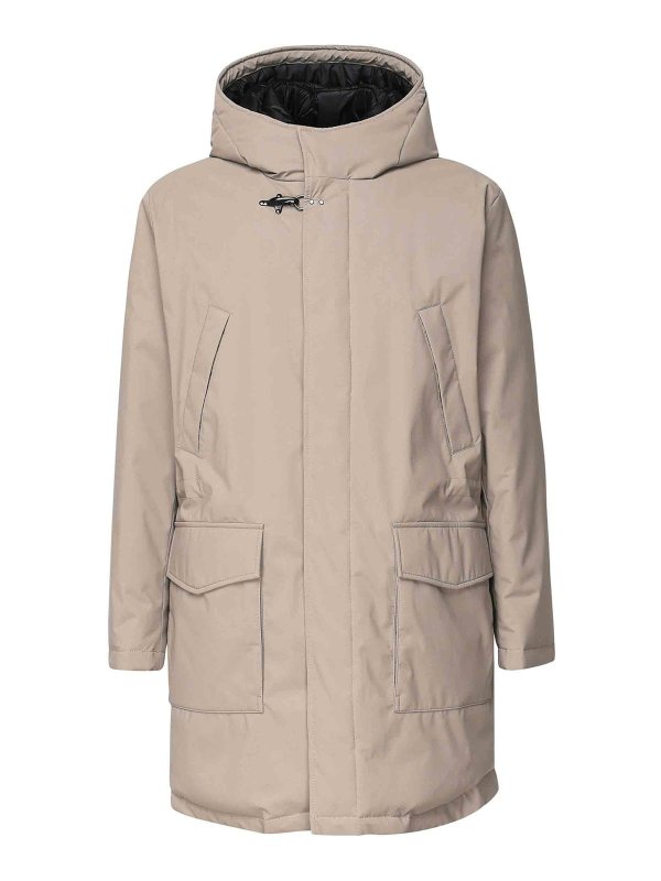 FAY: Parkas - Parka - Gris Claro