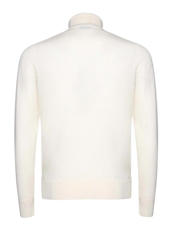 GIULIANO GALIANO: crew necks online - Turtleneck Knit In Blended Virgin Wool