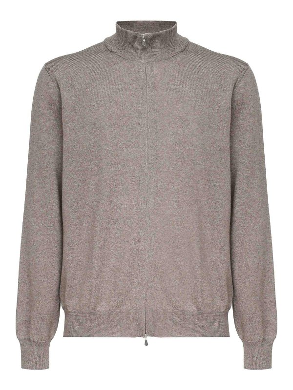 GIULIANO GALIANO: Sweatshirts & Sweaters - Sweatshirt With Zip Closure