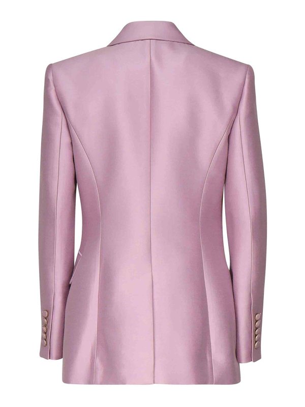 ZIMMERMANN: casual jackets online - Single-Breasted Jacket In Wool And Silk