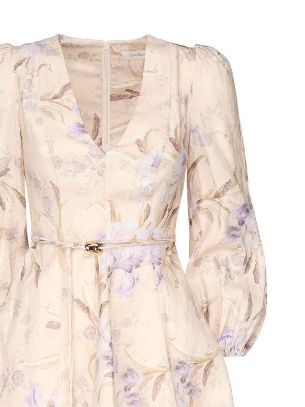 The Best Shops ZIMMERMANN: ニーレングスドレス - 膝丈ドレス - ベージュ