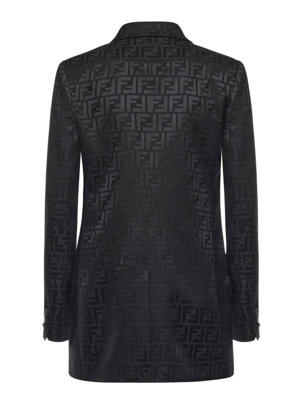 FENDI: blazers online - Ff Jacquard Blazer