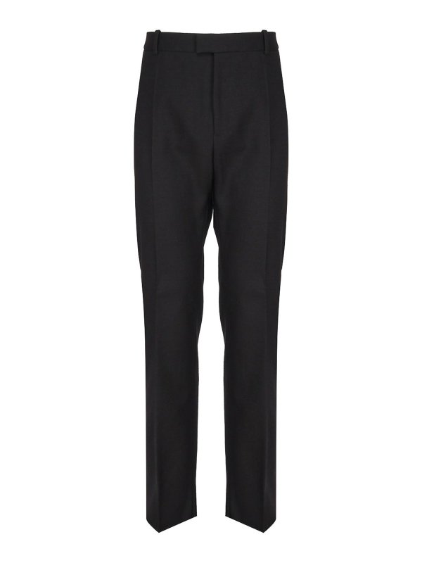 BOTTEGA VENETA: Pantalones casual - Pantalón Casual - Negro