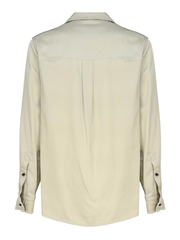 BOTTEGA VENETA: シャツ online - シャツ - グレイッシュブラウン