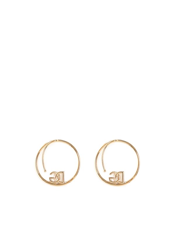 DOLCE & GABBANA: Earrings online - Logo And Rhinestone Ear Cuff Earrings