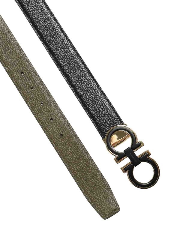 The Best Shops FERRAGAMO: belts - Gancini Belt In Calfskin
