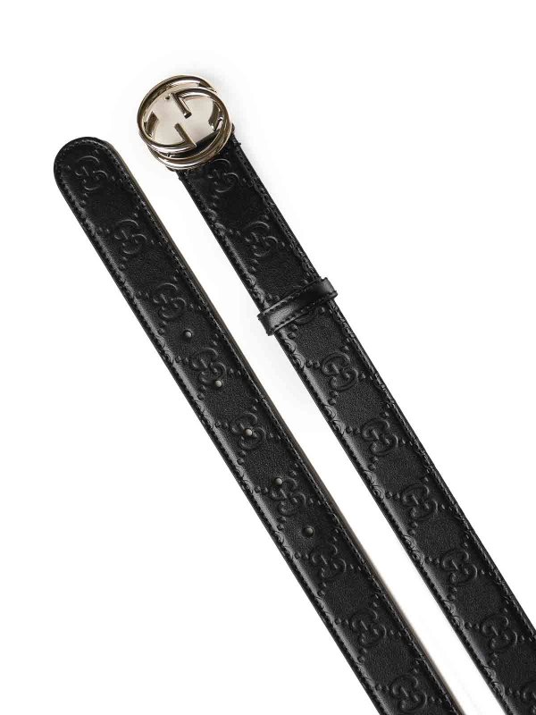 GUCCI: belts online - Belt With Buckle Cross Gg