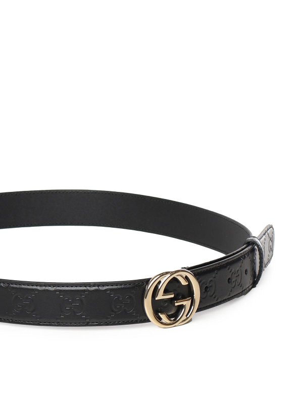 The Best Shops GUCCI: belts - Belt With Buckle Cross Gg