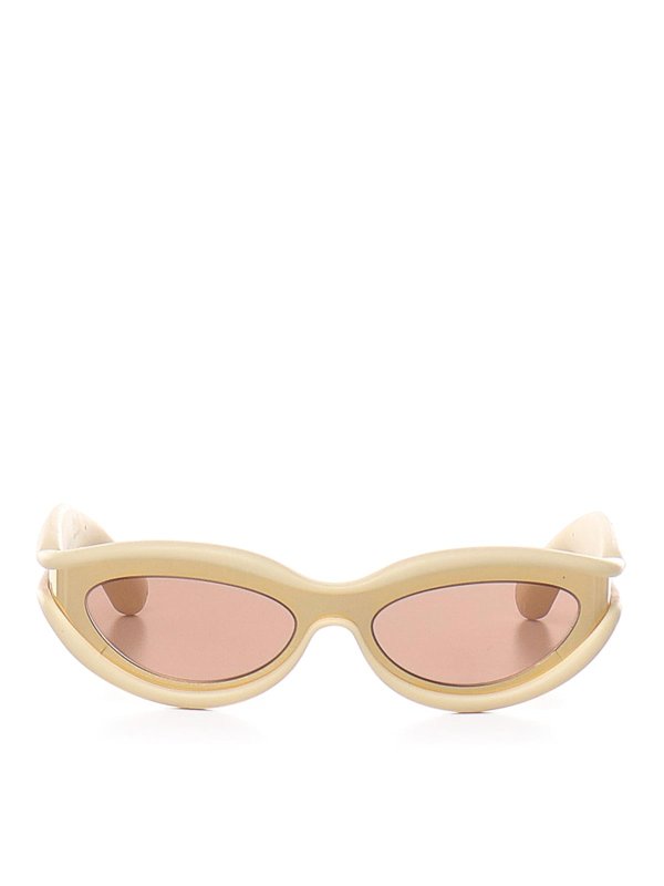 BOTTEGA VENETA: occhiali da sole - Occhiali da sole di orlo