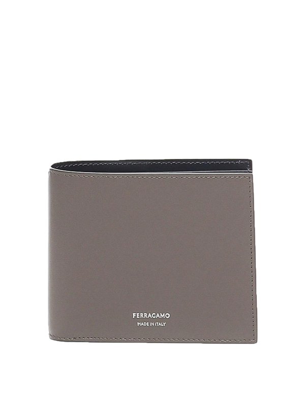 FERRAGAMO: wallets & purses - Lettering Logo Wallet