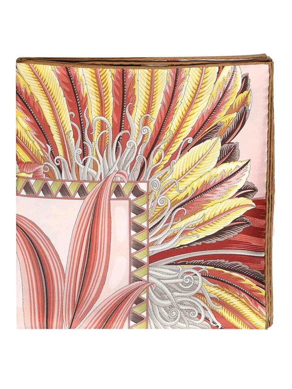 FERRAGAMO: scarves - Silk Scarf With Print