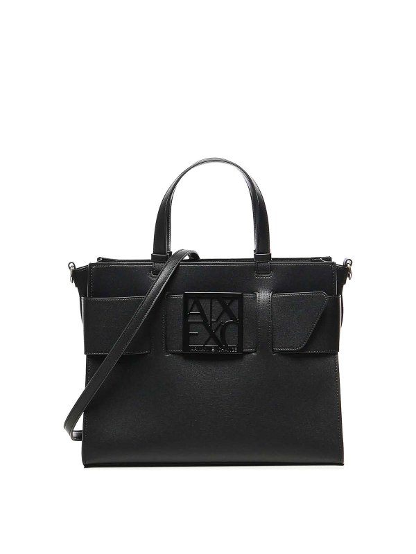 ARMANI EXCHANGE: クロスボディバッグ - クロスボディバッグ - 黒