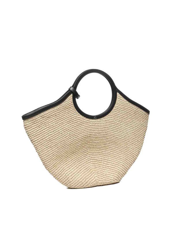 Courreges: Sacs bandoulière online - Sac Bandoulière - Beige