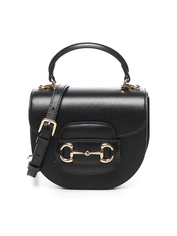 GUCCI: cross body bags - Horsebit 1955 Mini Hand Bag