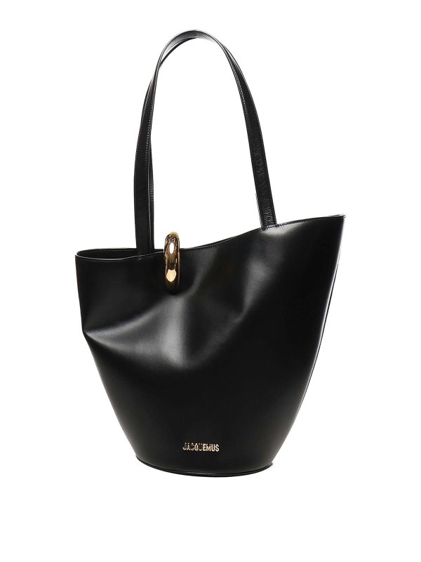 JACQUEMUS: クロスボディバッグ - クロスボディバッグ - 黒