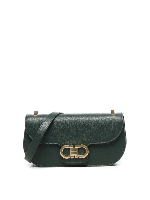 FERRAGAMO: クロスボディバッグ - クロスボディバッグ - 緑