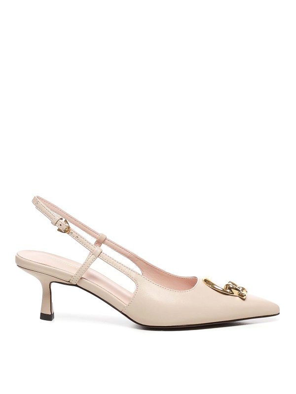 COCCINELLE: court shoes - C-Me Smooth Slingbacks