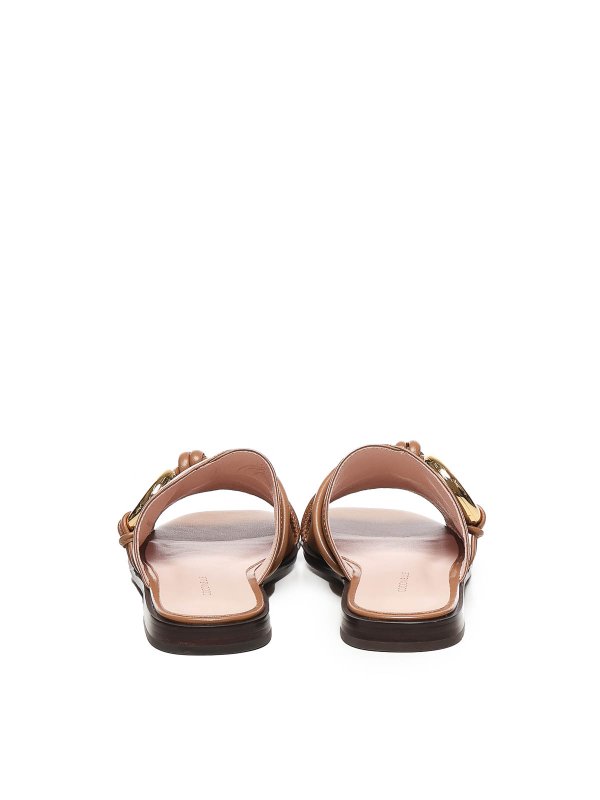 The Best Shops COCCINELLE: flat shoes - Carmy Smooth Flat Sandals