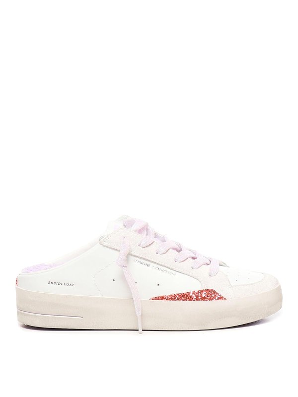 CRIME LONDON: mules shoes - Sk8 Deluxe Sabot Sneakers