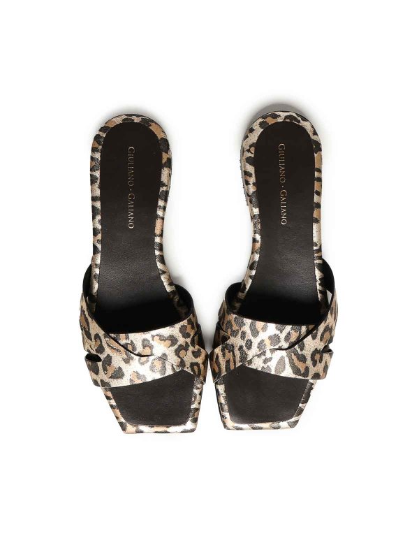 The Best Shops GIULIANO GALIANO: Bailarinas - Estampado Animalier