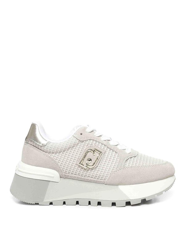 Liu Jo: trainers - Suede And Mesh Platform Sneakers