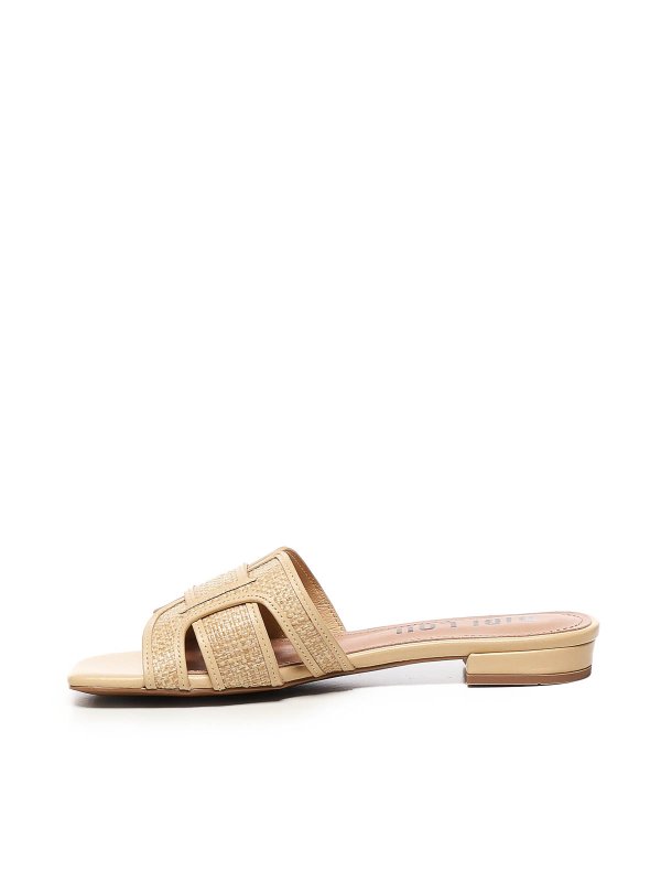 フラットシューズ - ベージュ shop online: BIBI LOU