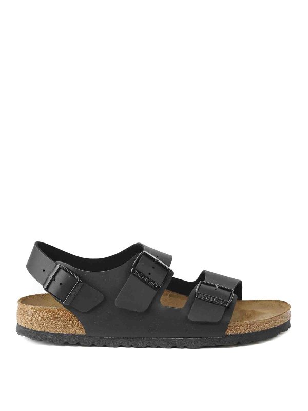 BIRKENSTOCK: サンダル - サンダル - 黒
