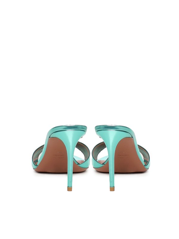 The Best Shops GIULIANO GALIANO: mules shoes - Alixia Mirror Leather Mules