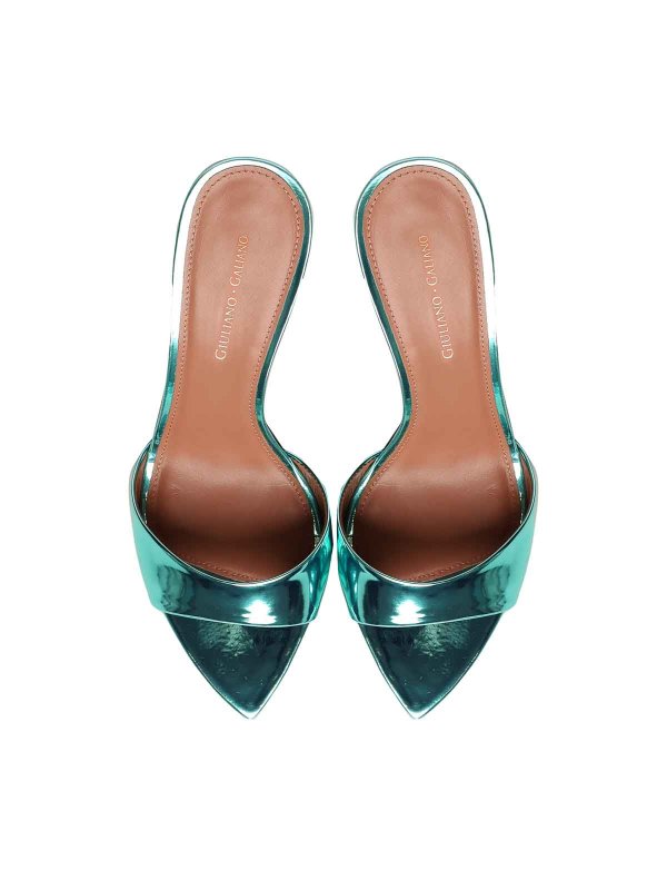 GIULIANO GALIANO buy online Alixia Mirror Leather Mules