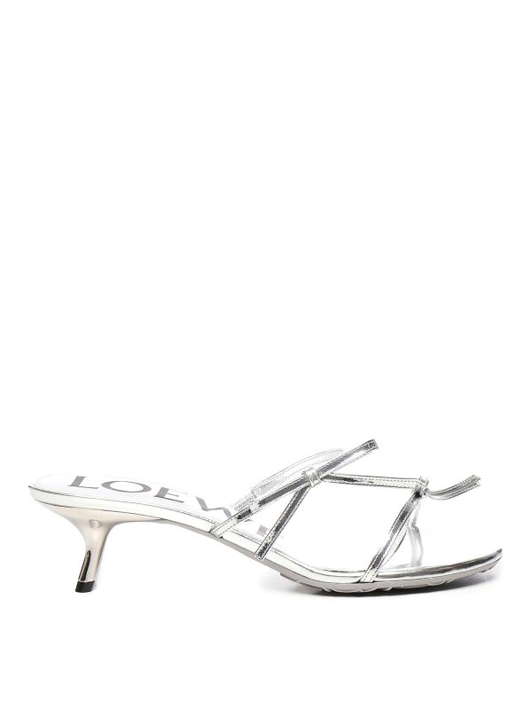 LOEWE: サンダル - サンダル - 銀