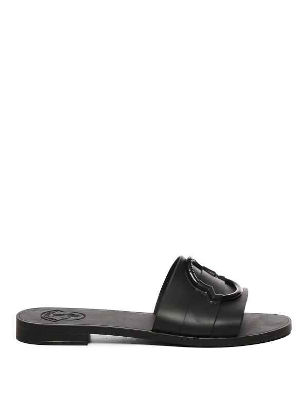 MONCLER: Sandalias - Sandalias - Negro
