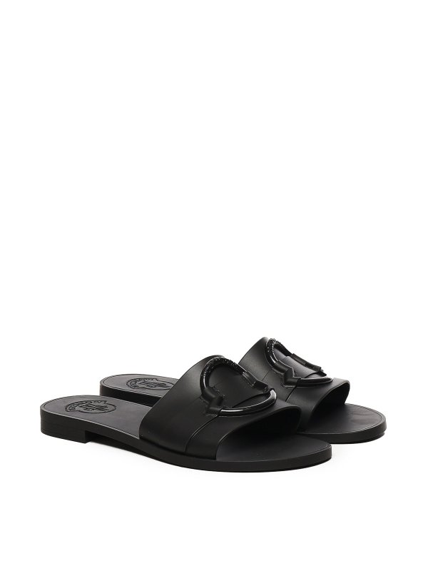 MONCLER: Sandalias online - Sandalias - Negro