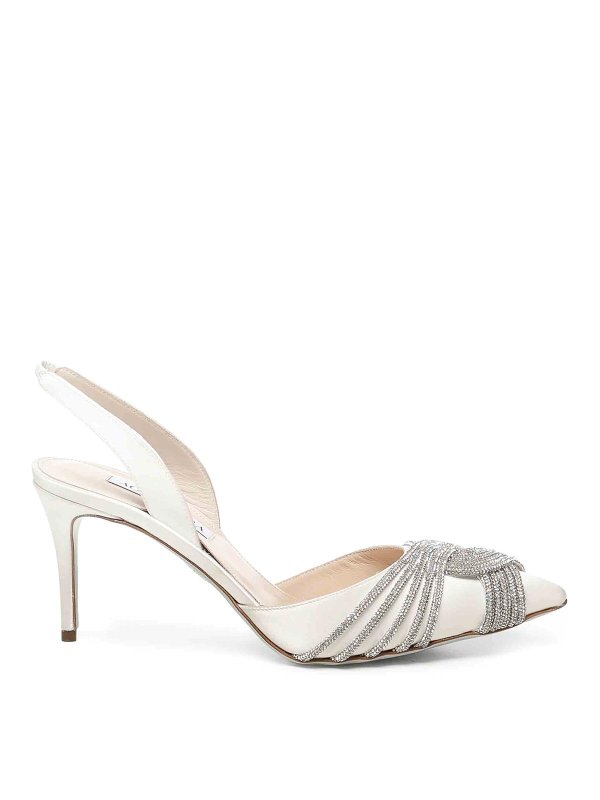 Aquazzura: court shoes - Gatsby Satin Pumps