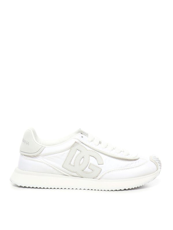 DOLCE & GABBANA: sneakers - Sneaker cuscino in materiali misti