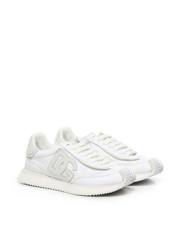 DOLCE & GABBANA: sneakers online - Sneaker cuscino in materiali misti